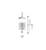 Rubinet T27HXL Temperature Control Shower With Two Way Diverter ShutOff, With One Seperate Volume Control, Hand Held Shower, Bar, Integral Supply, Wall Mount Bidet