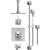 Rubinet T28ICL Temperature Control Shower With Two Way Diverter ShutOff, With One Seperate Volume Control, Hand Held Shower, Bar, Integral Supply, Wall Mount Bidet - Parent