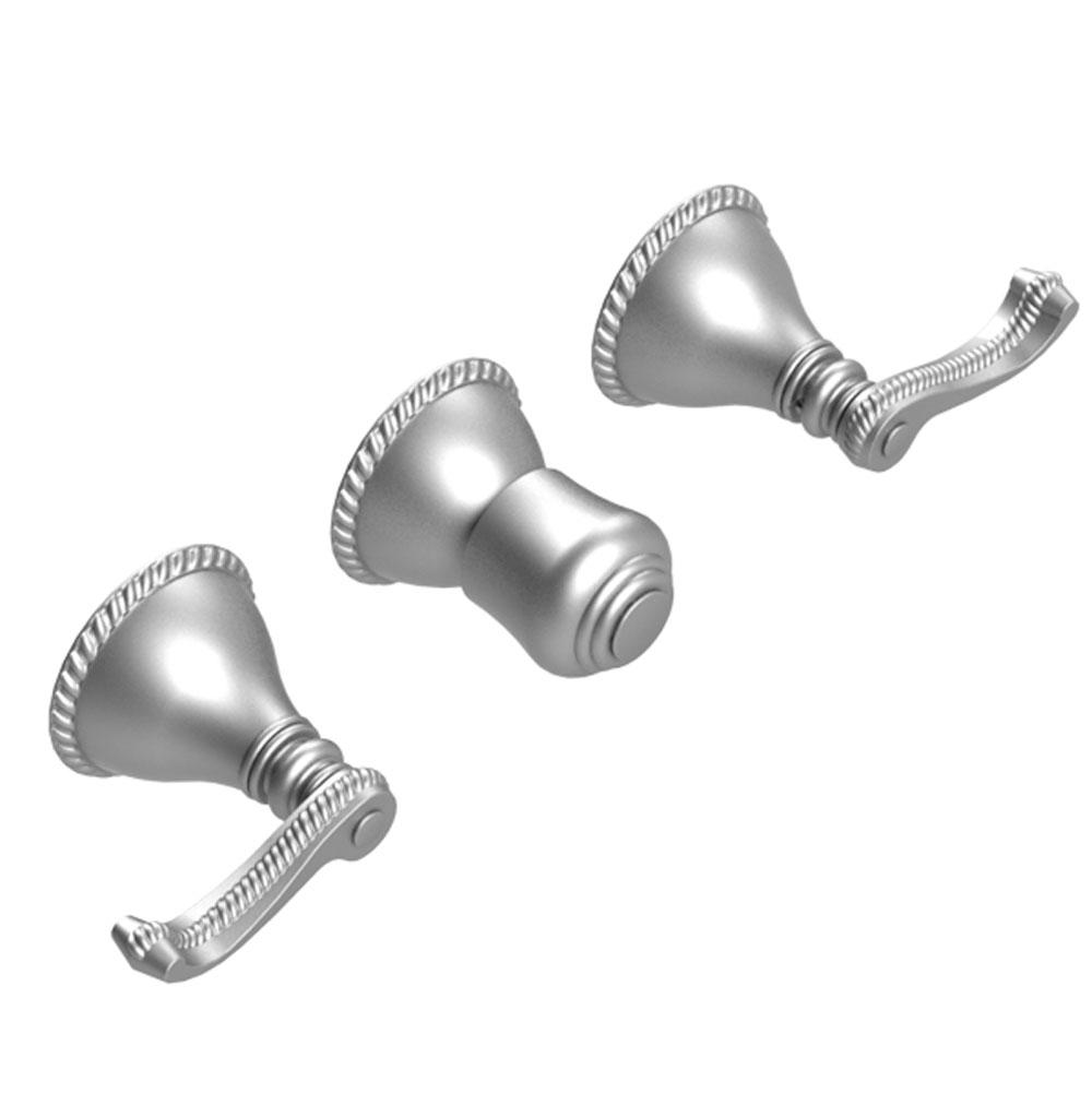 Rubinet T2AETL Three Valve Tub Filler With Diverter Trim Only