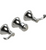 Rubinet T2AETL Three Valve Tub Filler With Diverter Trim Only