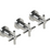Rubinet T2AGNC Three Valve Tub Filler With Diverter Trim Only