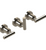 Rubinet T2AGNL Three Valve Tub Filler With Diverter Trim Only