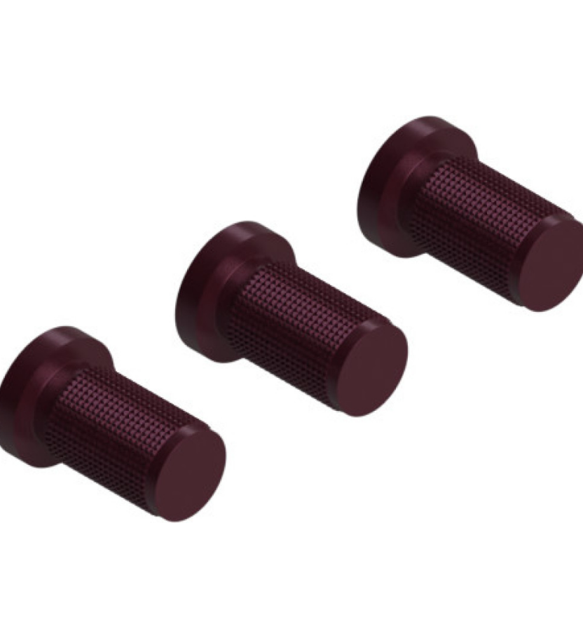 Rubinet T2AHOR Three Valve Tub Filler With Diverter Trim Only