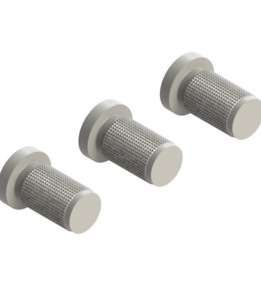 Rubinet T2AHOR Three Valve Tub Filler With Diverter Trim Only