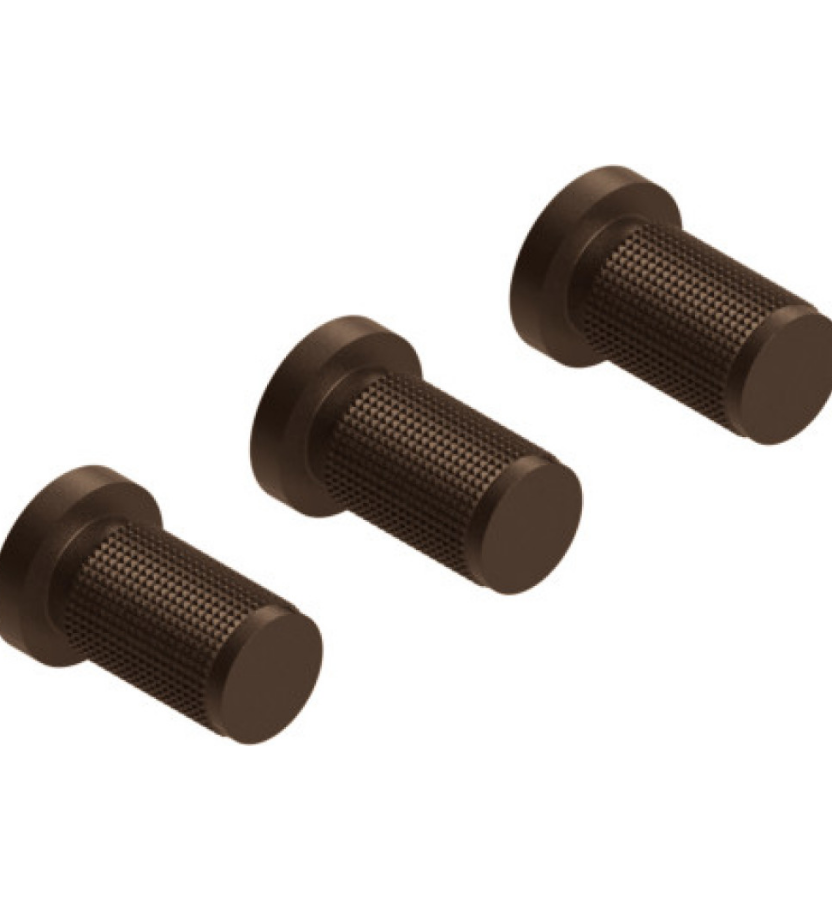 Rubinet T2AHOR Three Valve Tub Filler With Diverter Trim Only