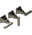 Rubinet T2AMQL Three Valve Tub Filler With Diverter Trim Only