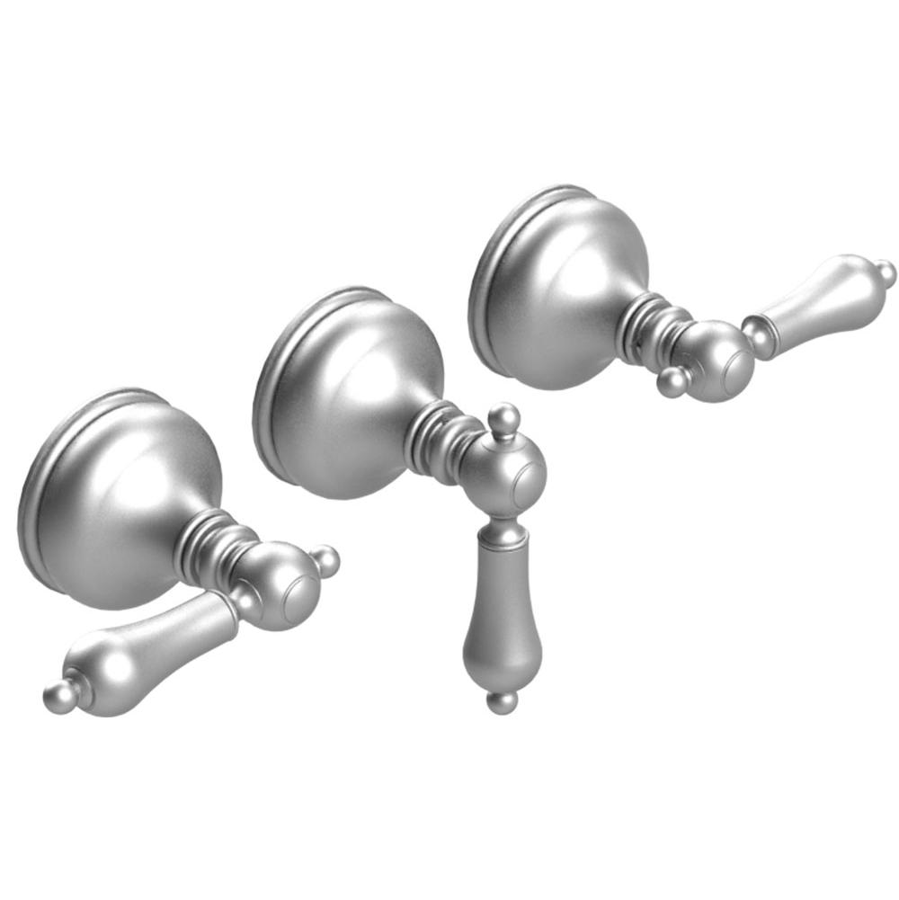 Rubinet T2ARML Three Valve Tub Filler With Diverter Trim Only - Parent