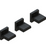 Rubinet T2ARTQ Three Valve Tub Filler With Diverter Trim Only