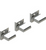 Rubinet T2ARTQ Three Valve Tub Filler With Diverter Trim Only