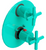 Rubinet T2QGNC Temperature Control Valve With Stop Two Way Diverter With ShutOff Trim Only