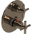 Rubinet T2QGNC Temperature Control Valve With Stop Two Way Diverter With ShutOff Trim Only