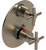 Rubinet T2QGNC Temperature Control Valve With Stop Two Way Diverter With ShutOff Trim Only