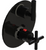 Rubinet T2QGNL Temperature Control Valve With Stop Two Way Diverter With ShutOff Trim Only