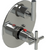 Rubinet T2QGNL Temperature Control Valve With Stop Two Way Diverter With ShutOff Trim Only