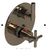 Rubinet T2QGNL Temperature Control Valve With Stop Two Way Diverter With ShutOff Trim Only