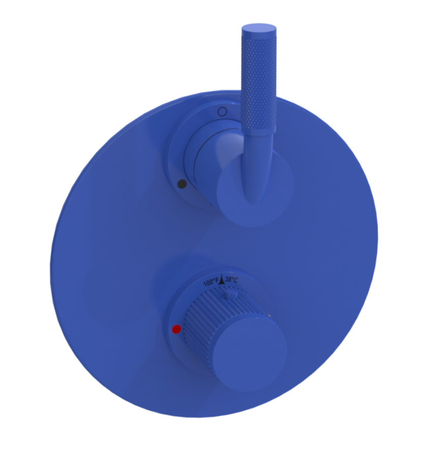 Rubinet T2QHOL Temperature Control Valve With Stop Two Way Diverter With ShutOff, Trim Only