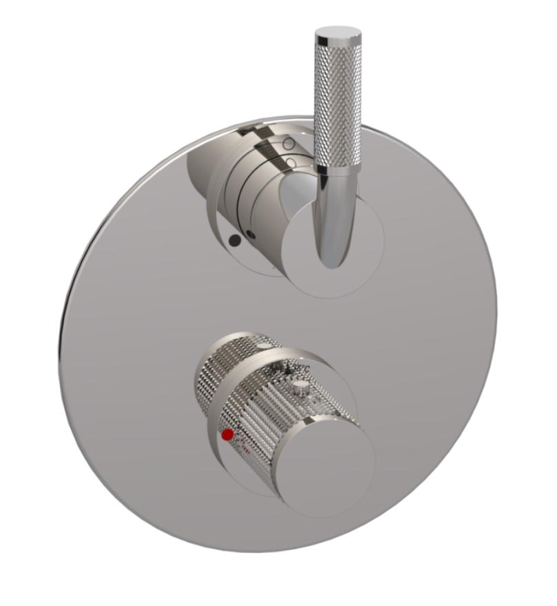 Rubinet T2QHOL Temperature Control Valve With Stop Two Way Diverter With ShutOff, Trim Only