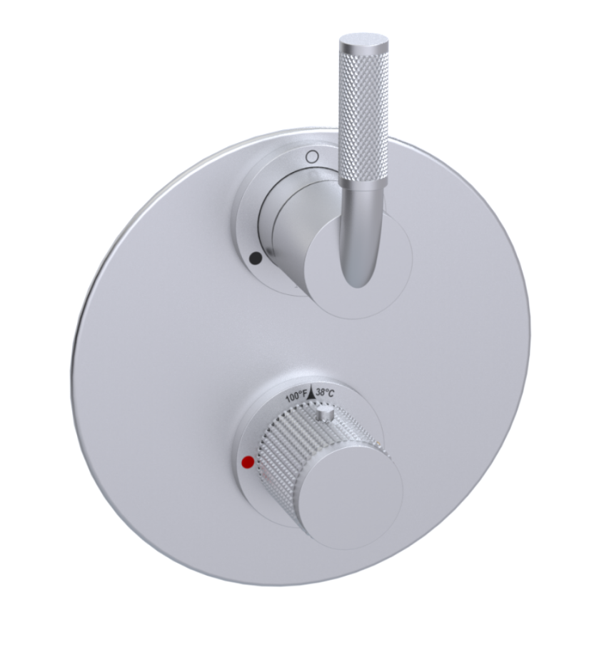 Rubinet T2QHOL Temperature Control Valve With Stop Two Way Diverter With ShutOff, Trim Only