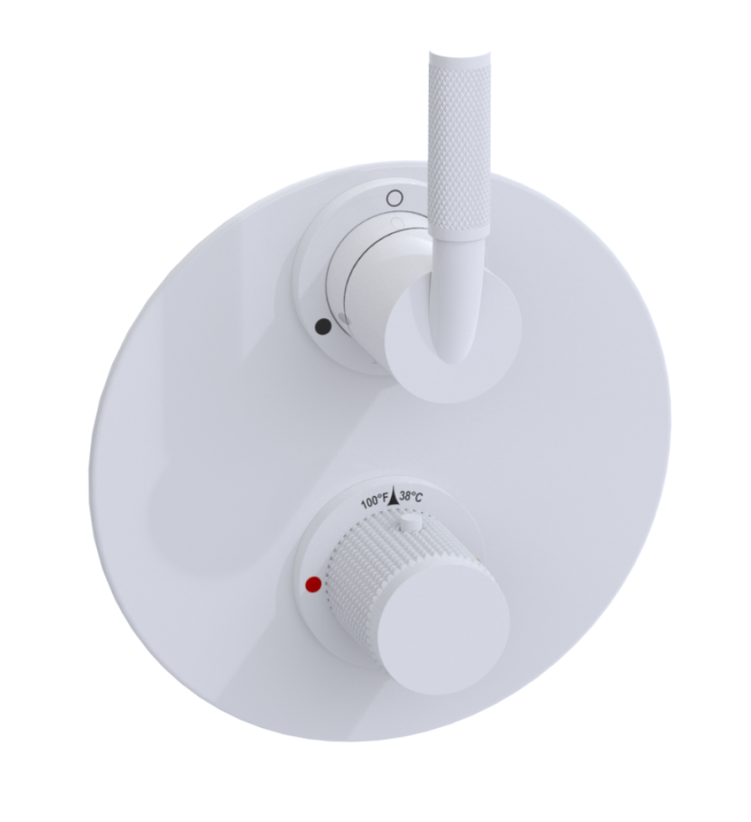 Rubinet T2QHOL Temperature Control Valve With Stop Two Way Diverter With ShutOff, Trim Only
