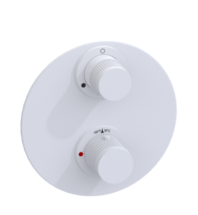 Rubinet T2QHOR Temperature Control Valve With Stop Two Way Diverter With ShutOff, Trim Only