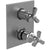 Rubinet T2QHXC Temperature Control Valve With Stop Two Way Diverter With ShutOff, Trim Only - Parent