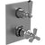 Rubinet T2QHXL Temperature Control Valve With Stop Two Way Diverter With ShutOff Trim Only