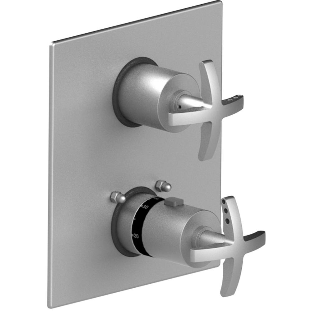 Rubinet T2QLAC Temperature Control Valve With Stop Two Way Diverter With ShutOff Trim Only