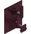 Rubinet T2QMQL Temperature Control Valve With Stop Two Way Diverter With ShutOff Trim Only