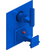 Rubinet T2QMQL Temperature Control Valve With Stop Two Way Diverter With ShutOff Trim Only