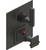 Rubinet T2QMQL Temperature Control Valve With Stop Two Way Diverter With ShutOff Trim Only
