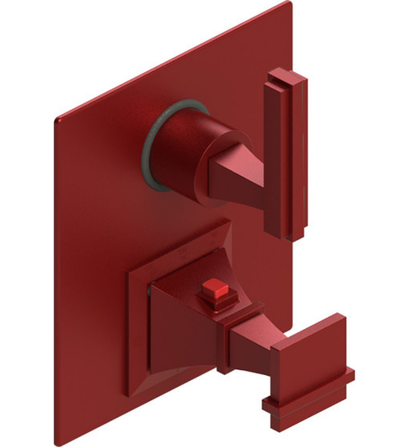 Rubinet T2QMQL Temperature Control Valve With Stop Two Way Diverter With ShutOff Trim Only