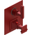 Rubinet T2QMQL Temperature Control Valve With Stop Two Way Diverter With ShutOff Trim Only
