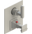 Rubinet T2QMQL Temperature Control Valve With Stop Two Way Diverter With ShutOff Trim Only