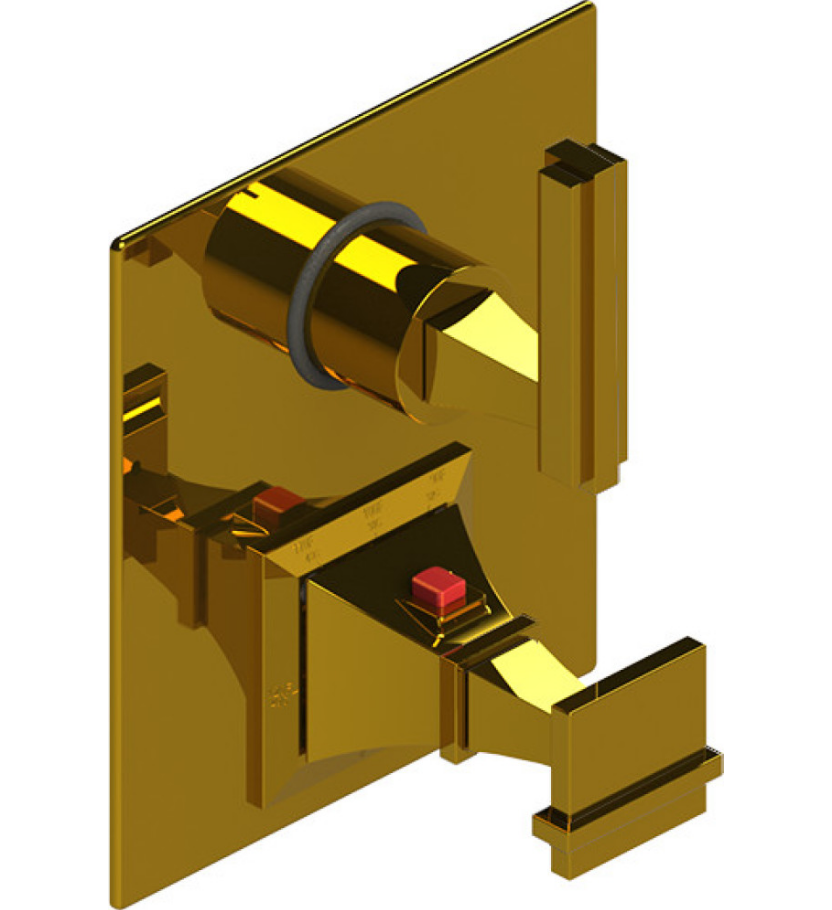 Rubinet T2QMQL Temperature Control Valve With Stop Two Way Diverter With ShutOff Trim Only