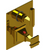 Rubinet T2QMQL Temperature Control Valve With Stop Two Way Diverter With ShutOff Trim Only