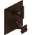 Rubinet T2QMQL Temperature Control Valve With Stop Two Way Diverter With ShutOff Trim Only