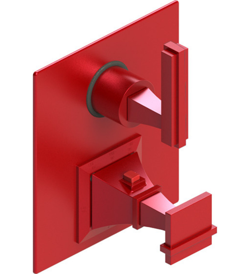 Rubinet T2QMQL Temperature Control Valve With Stop Two Way Diverter With ShutOff Trim Only