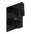 Rubinet T2QRSL Temperature Control Valve With Stop Two Way Diverter With ShutOff, Trim Only