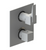 Rubinet T2QRSL Temperature Control Valve With Stop Two Way Diverter With ShutOff, Trim Only