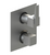 Rubinet T2QRSL Temperature Control Valve With Stop Two Way Diverter With ShutOff, Trim Only