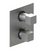 Rubinet T2QRSQ Temperature Control Valve With Stop Two Way Diverter With ShutOff, Trim Only