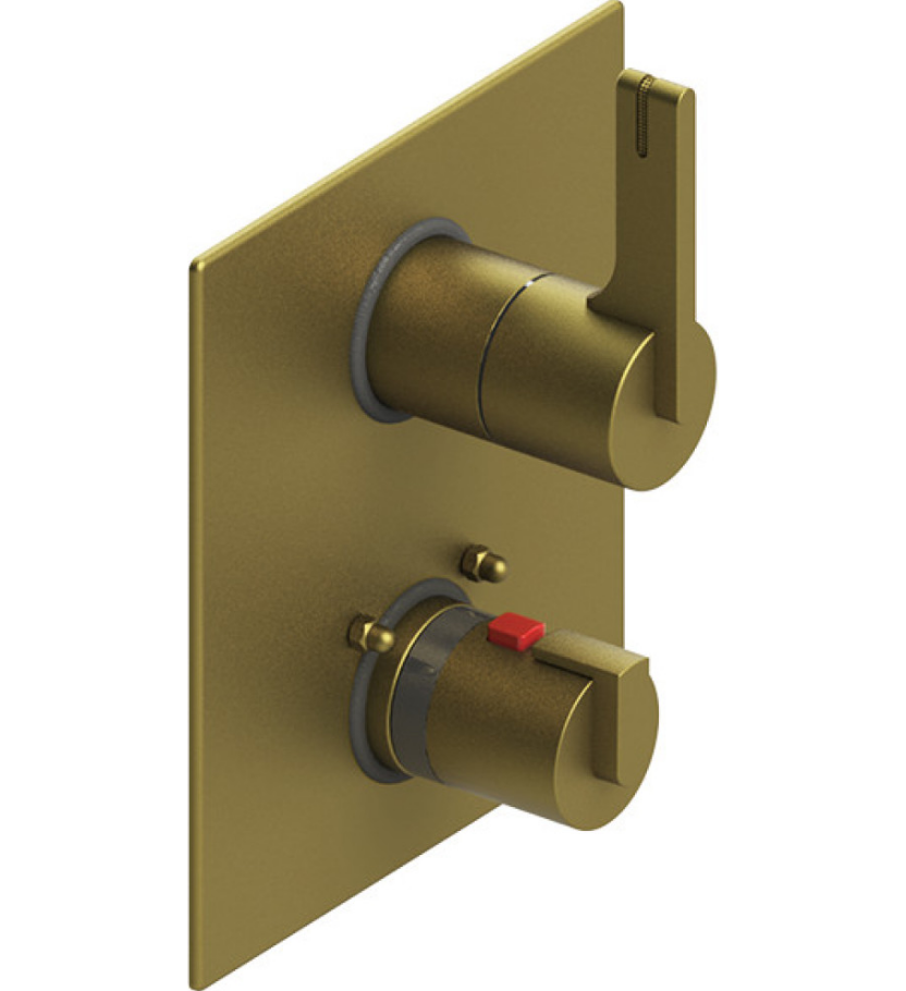 Rubinet T2QRTL Temperature Control Valve With Stop Two Way Diverter With ShutOff, Trim Only - Parent
