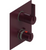 Rubinet T2QRTL Temperature Control Valve With Stop Two Way Diverter With ShutOff, Trim Only