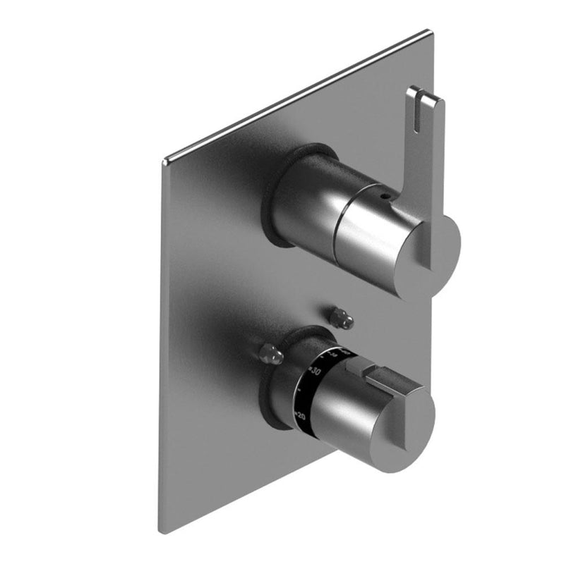 Rubinet T2QRTL Temperature Control Valve With Stop Two Way Diverter With ShutOff, Trim Only
