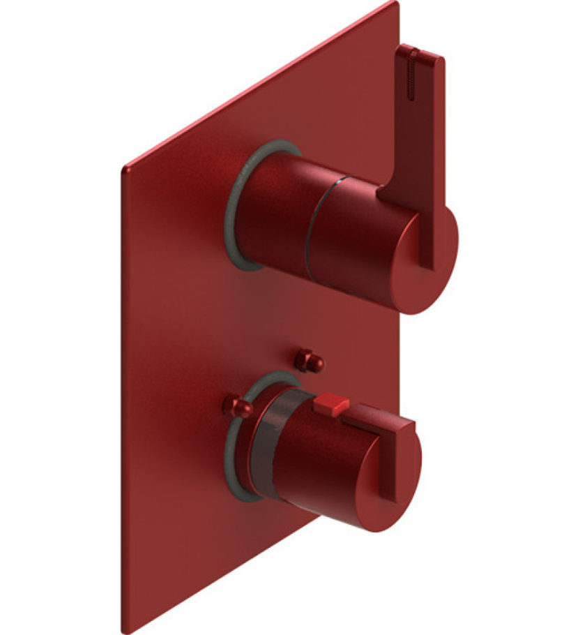 Rubinet T2QRTL Temperature Control Valve With Stop Two Way Diverter With ShutOff, Trim Only