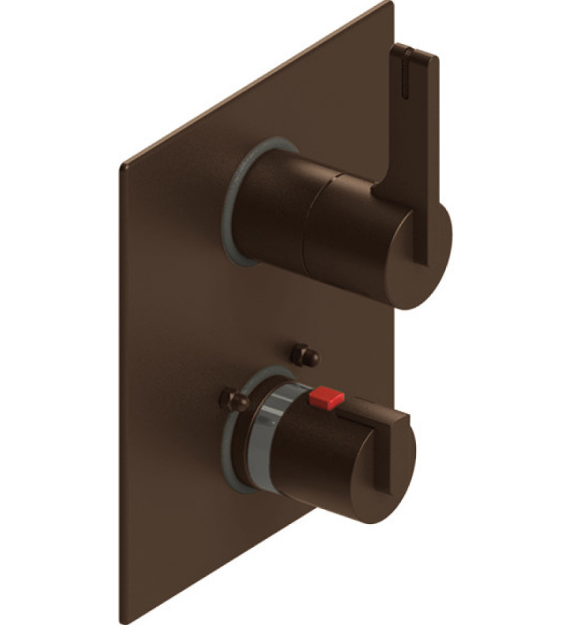 Rubinet T2QRTL Temperature Control Valve With Stop Two Way Diverter With ShutOff, Trim Only