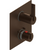 Rubinet T2QRTL Temperature Control Valve With Stop Two Way Diverter With ShutOff, Trim Only