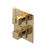 Rubinet T2RRSL Temperature Control Valve With Stop Two Way Diverter With ShutOff, PluOne Other Extra Volume Control, Trim Only