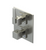 Rubinet T2RRSL Temperature Control Valve With Stop Two Way Diverter With ShutOff, PluOne Other Extra Volume Control, Trim Only