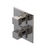 Rubinet T2RRSQ Temperature Control Valve With Stop Two Way Diverter With ShutOff, Plus One Other Extra Volume Control, Trim Only
